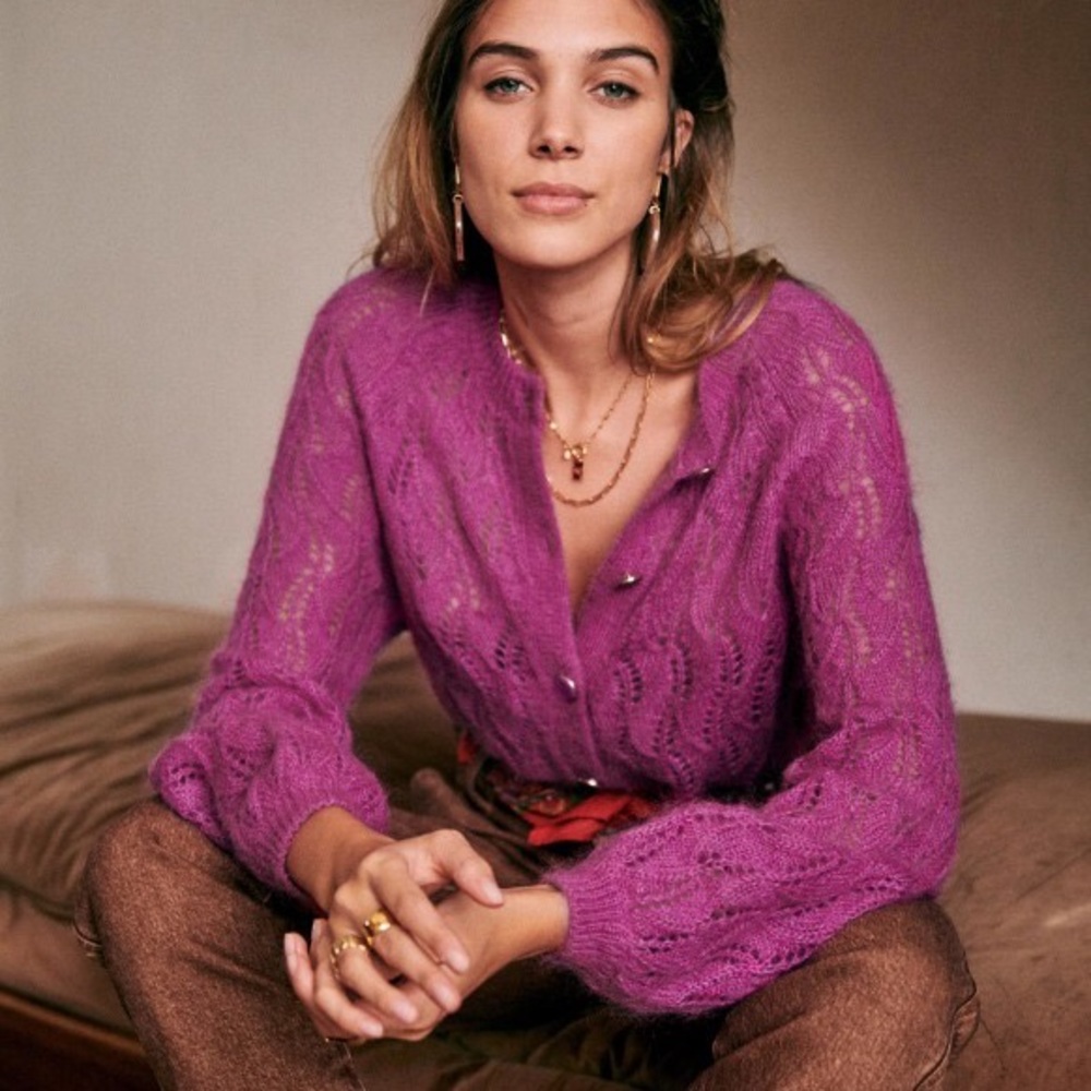 Sezane Roberto Jumper Violet XS— Sold out!